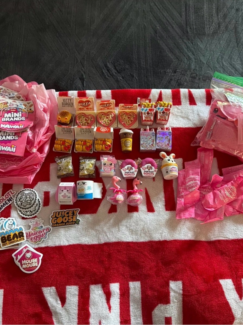 Kawaii Mini Collectible Surprise Toys - Pink Variety Pack